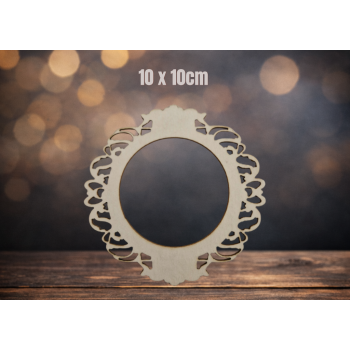 Ramka ażurowa 3 10x10cm, beermata 1,5mm